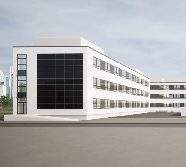 A thermally efficient renovation of the facade for the research building H812 was carried out at the Industrial park Höchst site For Sanofi-Aventis Deutschland GmbH.